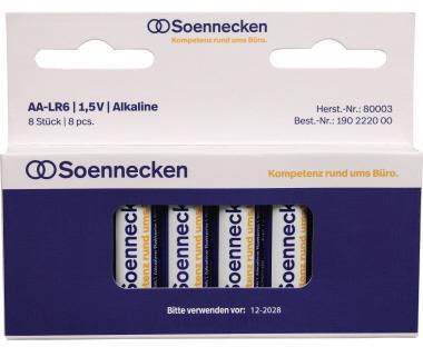 SOENNECKEN Batterie Soennecken AA/Mignon LR6