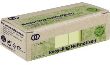 SOENNECKEN Haftnotiz Soennecken oeco Recycling 50 x 40 mm (B