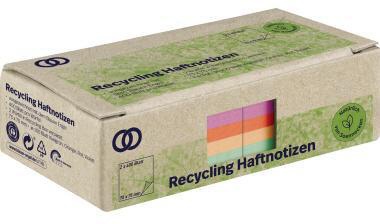 SOENNECKEN Haftnotiz Soennecken oeco Recycling 75 x 75 mm (B
