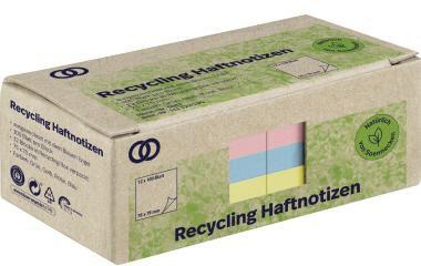 SOENNECKEN Haftnotiz Soennecken oeco Recycling 75 x 75 mm (B