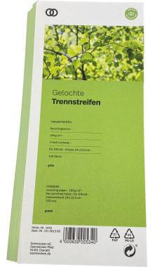 SOENNECKEN Trennstreifen Soennecken oeco 24 x 10,5 cm (B x H)