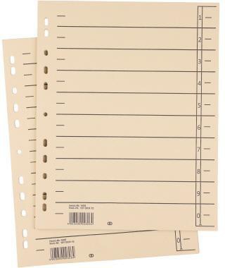 [9199148982] SOENNECKEN Trennblatt Soennecken oeco DIN A4 Recyclingkarton