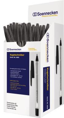 SOENNECKEN Einwegkugelschreiber Soennecken Nr. 1 0,6mm schwarz