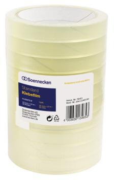 SOENNECKEN Klebefilm Soennecken 15 mm x 66 m (B x L)