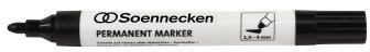 SOENNECKEN Permanentmarker Soennecken 1,5-4mm schwarz