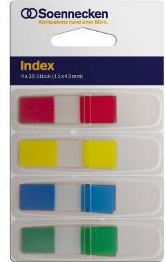 [9199149321] SOENNECKEN Haftstreifen Soennecken Index Mini 43 x 12,5 mm (B x