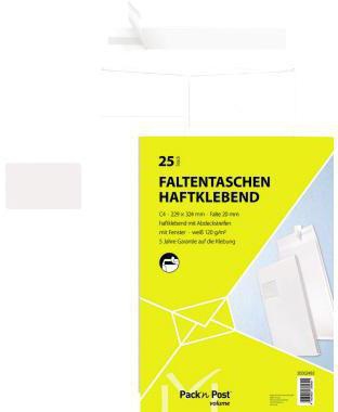 [9199149428] MAILMEDIA Faltentasche MAILmedia DIN C4 mit Fenster 120g/m² mit