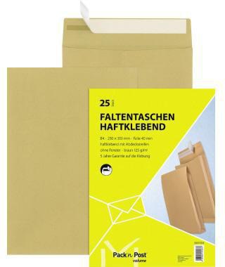 [9199149457] MAILMEDIA Faltentasche MAILmedia DIN B4 ohne Fenster 125g/m²