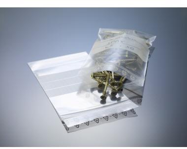NEUTRALWARE Druckverschlussbeutel 120 x 170 mm (B x H) 50µm LDPE-Folie