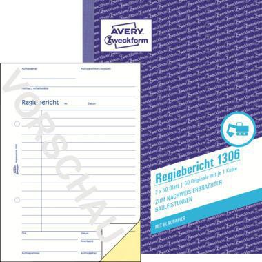 AVERY ZWECKFORM Regiebericht Avery Zweckform DIN A5 nicht