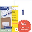 AVERY ZWECKFORM Universaletikett Avery Zweckform ultragrip 200 x 297 mm