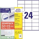 AVERY ZWECKFORM Universaletikett Avery Zweckform ultragrip SPARPACK 50 +