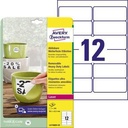 AVERY ZWECKFORM Folienetikett Avery Zweckform 99,1 x 42,3 mm (B x H)