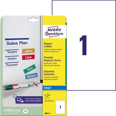 [9199149894] AVERY ZWECKFORM Magnetschild Avery Zweckform 210 x 297 mm (B x H)