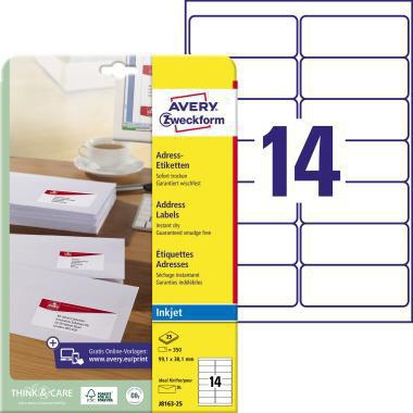[9199149896] AVERY ZWECKFORM Adressetikett Avery Zweckform 99,1 x 38,1 mm (B x H)
