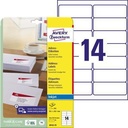 AVERY ZWECKFORM Adressetikett Avery Zweckform 99,1 x 38,1 mm (B x H)
