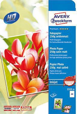 AVERY ZWECKFORM Fotopapier Avery Zweckform Premium DIN A4 21 x 29,7