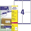 AVERY ZWECKFORM Adressetikett Avery Zweckform ultragrip 99,1 x 139 mm