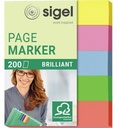 SIGEL Haftmarker SIGEL Brillant 50 x 12 mm (B x H) gelb
