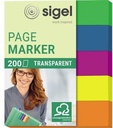 SIGEL Haftstreifen SIGEL Folie 50 x 12 mm (B x H) grün blau