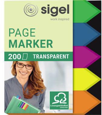 [9199150055] SIGEL Haftstreifen SIGEL Folie kleine Pfeile Pfeil 45 x 12