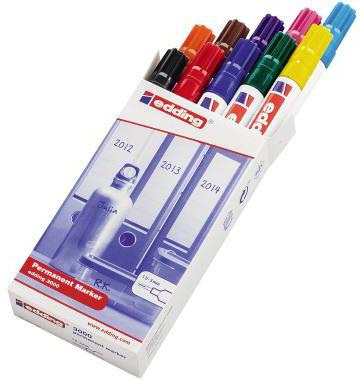 [9199150117] EDDING Permanentmarker edding 3000 1,5-3mm farbig sortiert 10