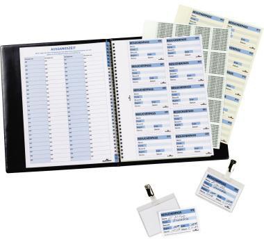 DURABLE Einsteckschild DURABLE Visitors Book 100 90 x 60 mm (B