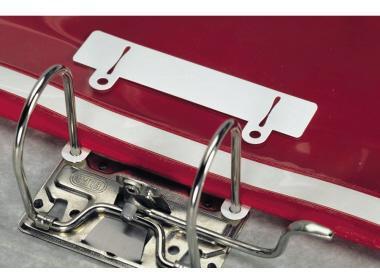 DURABLE Abheftschieber DURABLE PVC weiß 50 St./Pack.