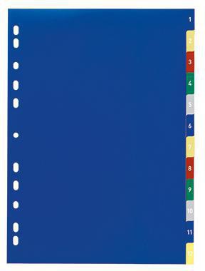 DURABLE Zahlenregister DURABLE DIN A4 1-12 Polypropylen