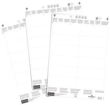 [9199150424] DURABLE Einsteckschild DURABLE 100 x 38 mm (B x H) 150g/m²