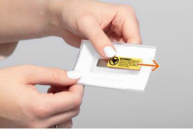 [9199150436] DURABLE Namensschild DURABLE CLICK FOLD 90 x 54 mm (B x H)