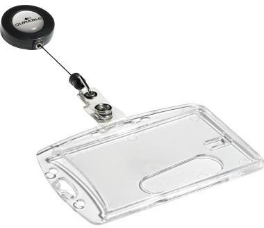 [9199150454] DURABLE Ausweishalter DURABLE 87 x 54 mm (B x H) Polystyrol