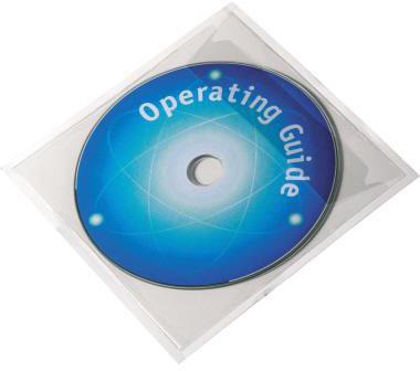 DURABLE Selbstklebetasche DURABLE POCKETFIX® CD/DVD 12,7 x 12,7 cm