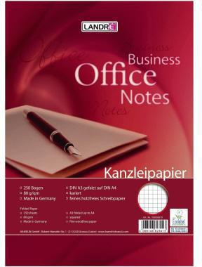[9199150549] LANDRÉ Kanzleipapier Landré Business Office Notes DIN A4