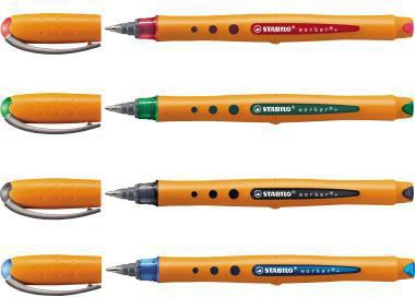 STABILO Tintenroller STABILO® worker®+ medium 0,5mm farbig