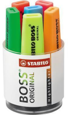 STABILO Textmarker STABILO® BOSS® ORIGINAL 2-5mm farbig