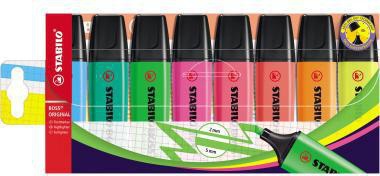 STABILO Textmarker STABILO® BOSS® ORIGINAL 2-5mm farbig