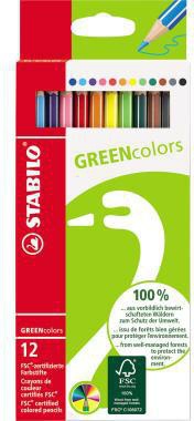 [9199150629] STABILO Farbstift STABILO® GREENcolors farbig sortiert 12