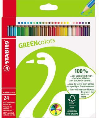 [9199150632] STABILO Farbstift STABILO® GREENcolors farbig sortiert 24