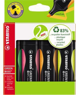 STABILO Textmarker STABILO® GREEN BOSS® 2-5mm farbig