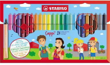 STABILO Fasermaler STABILO® Cappi® 1mm farbig sortiert