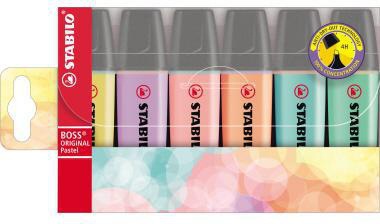 STABILO Textmarker STABILO® BOSS® ORIGINAL Pastel 2-5mm