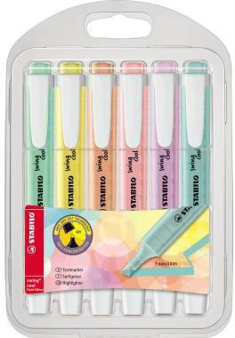 STABILO Textmarker STABILO® swing® cool Pastel 1-4mm farbig