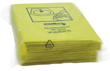 [9199150685] WITHOUT BRAND Wischtuch 35 x 40 cm (B x L) 100 % Viskose gelb 10