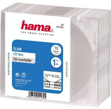 [9199150755] HAMA CD/DVD Hülle Hama Slim 12,5 x 14,2 cm (B x H)