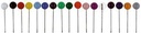 ALCO Markierungsnadel ALCO 5 x 16 mm (D. x L) Kunststoff weiß