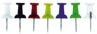 ALCO Pinnwandnadel ALCO 9 x 21 mm (D. x L) Kunststoff farbi