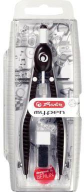 HERLITZ Schnellverstellzirkel Herlitz my.pen 170mm Drehmechanik Metall