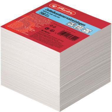 HERLITZ Zettelboxeinlage Herlitz 9 x 9 cm (B x H) 80g/m² holzfrei