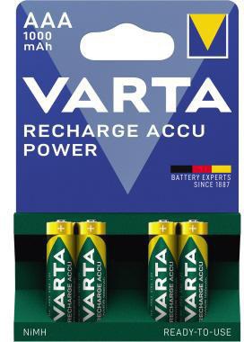 VARTA Akku Varta Recharge Accu Power AAA/Micro HR03
